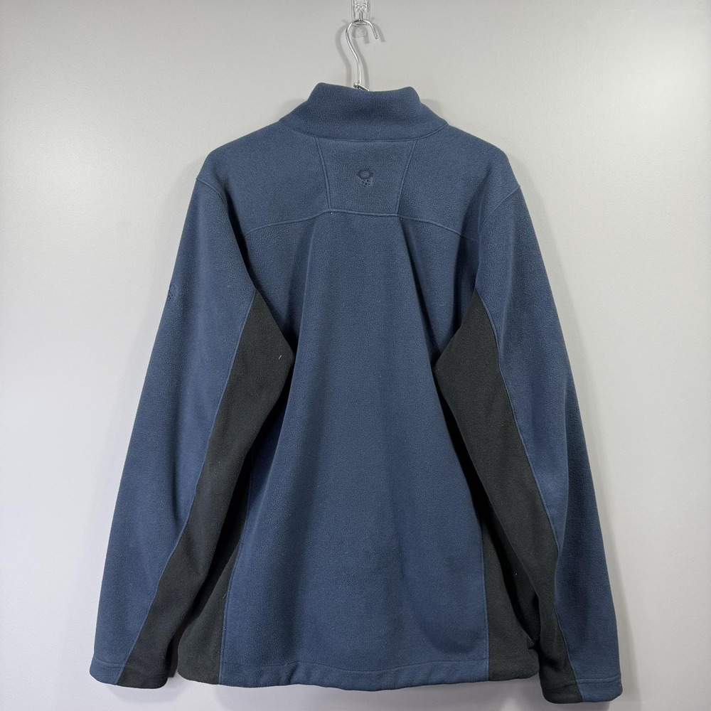 Mountain Hardwear Jacket Mens Large Blue Fleece Lined Full Zip Outdoor Hiking - Picture 4 of 8